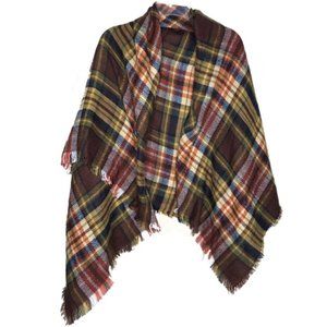 Plaid Blanket Scarf